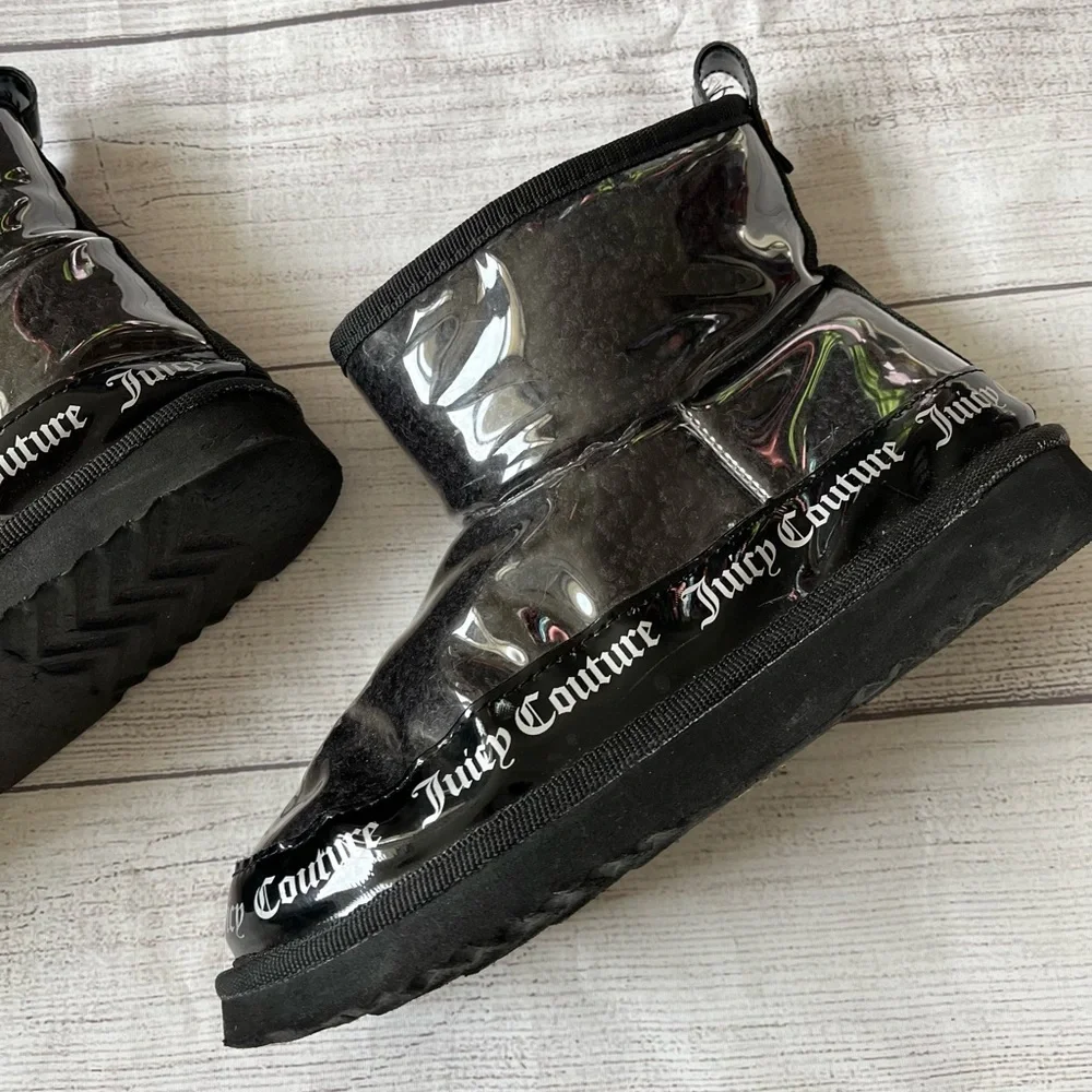 Juicy Couture black little girls boots sz 3